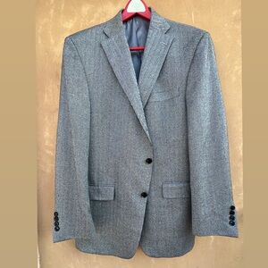 Hart Schaffner Marx Herringbone 100% Cashmere Blazer